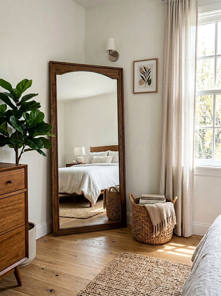 Corner Floor Mirror - 30 bedroom mirrors