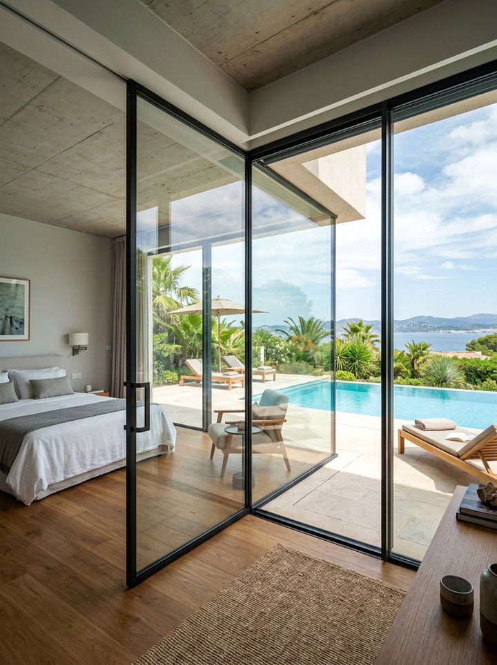 Corner Glass Bedroom Door - 30 bedroom glass doors