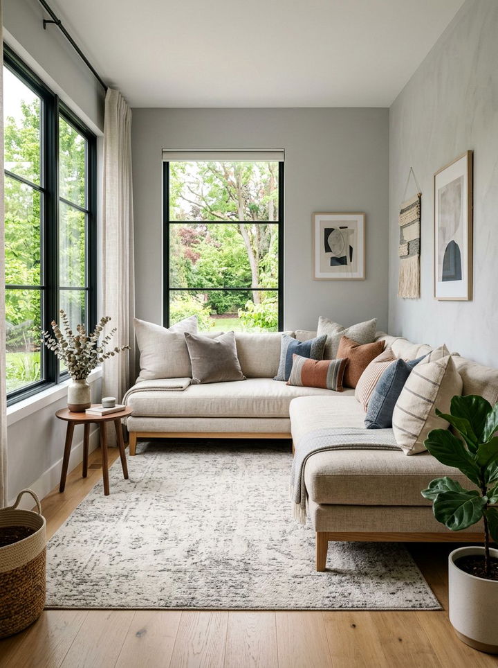 Corner L Shaped Daybed - 30 bedroom daybed ideas