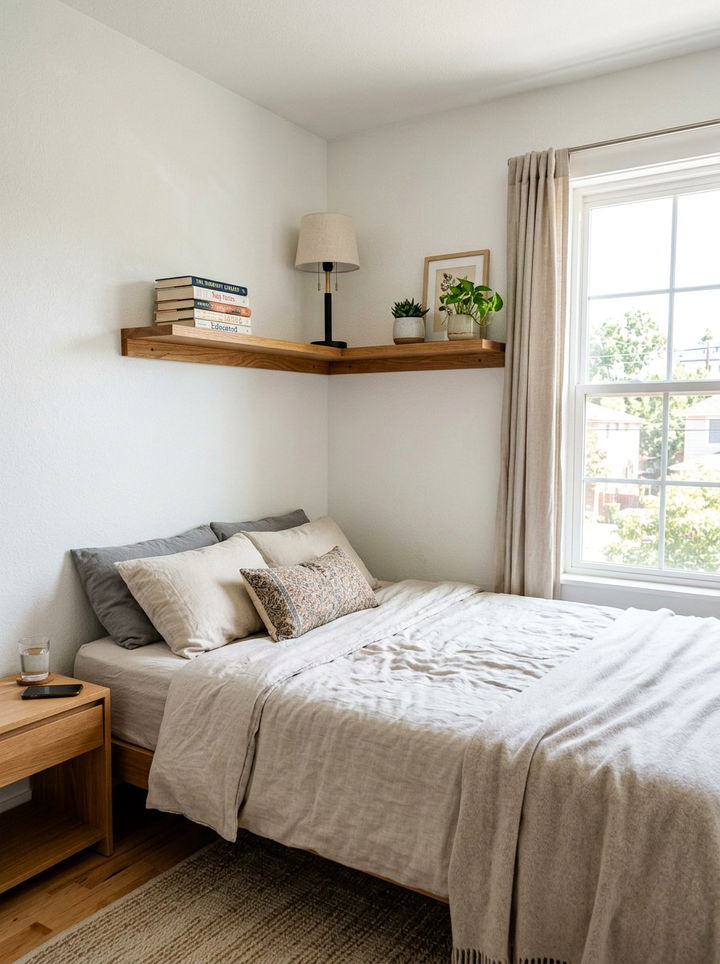 Corner Ledge Shelf Bedroom - 30 bedroom ledge shelves