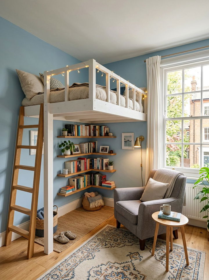 Corner Loft Bed For Small Room - 30 bedroom loft bed ideas