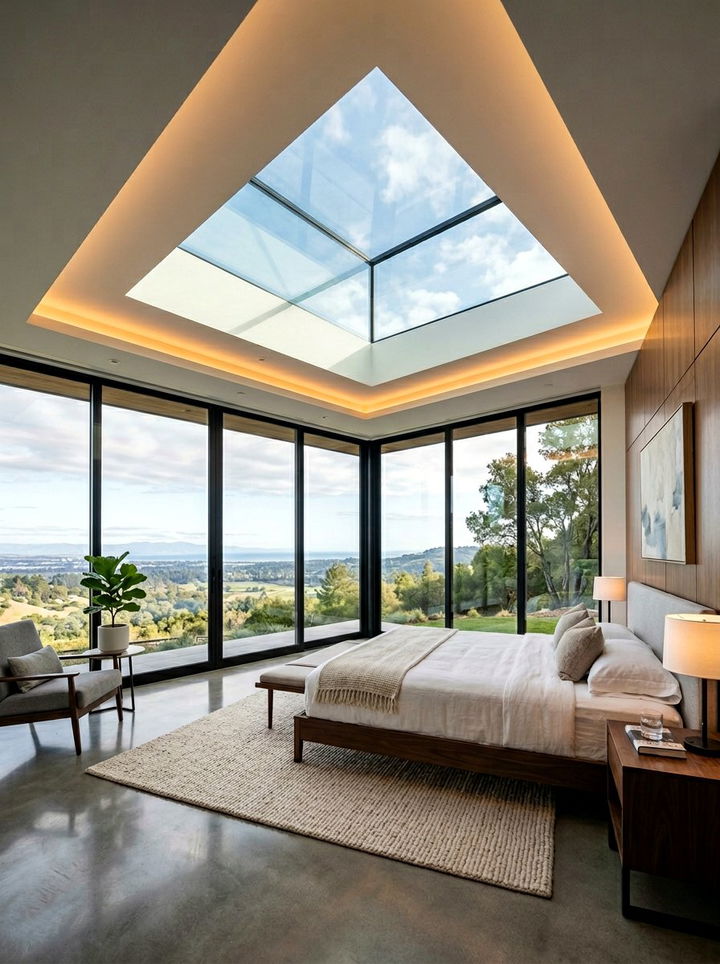 Corner Skylight - 30 bedroom skylights