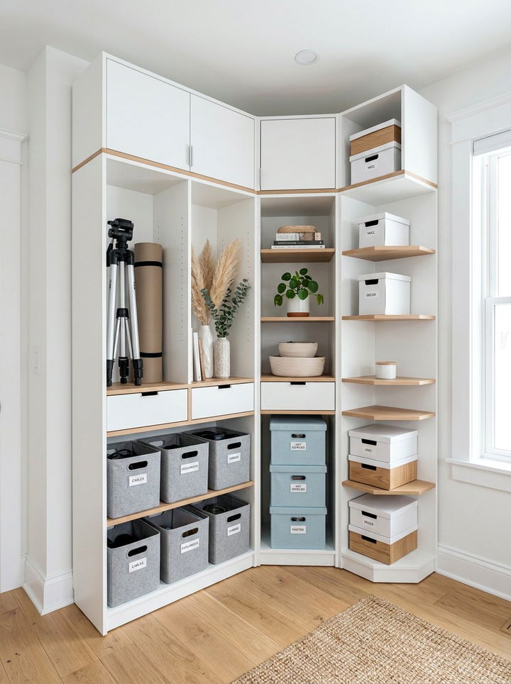 Corner Storage Boxes - 30 bedroom storage boxes