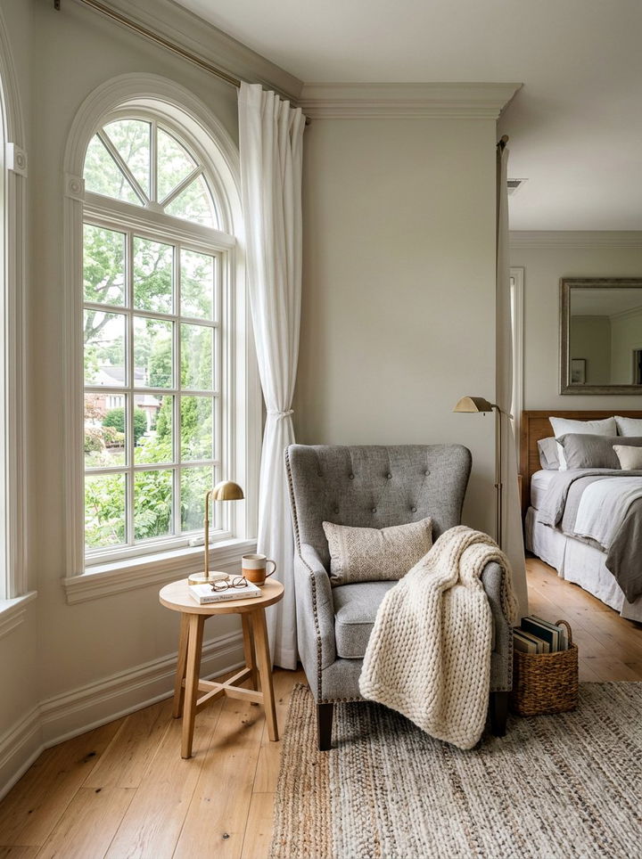 Corner armchair bedroom - 30 bedroom nook ideas