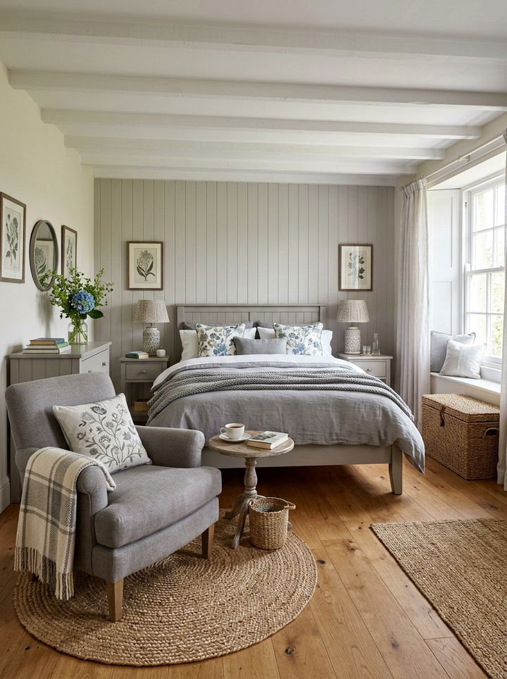 Cottage Style Gray Bedroom - 30 gray bedroom furniture ideas