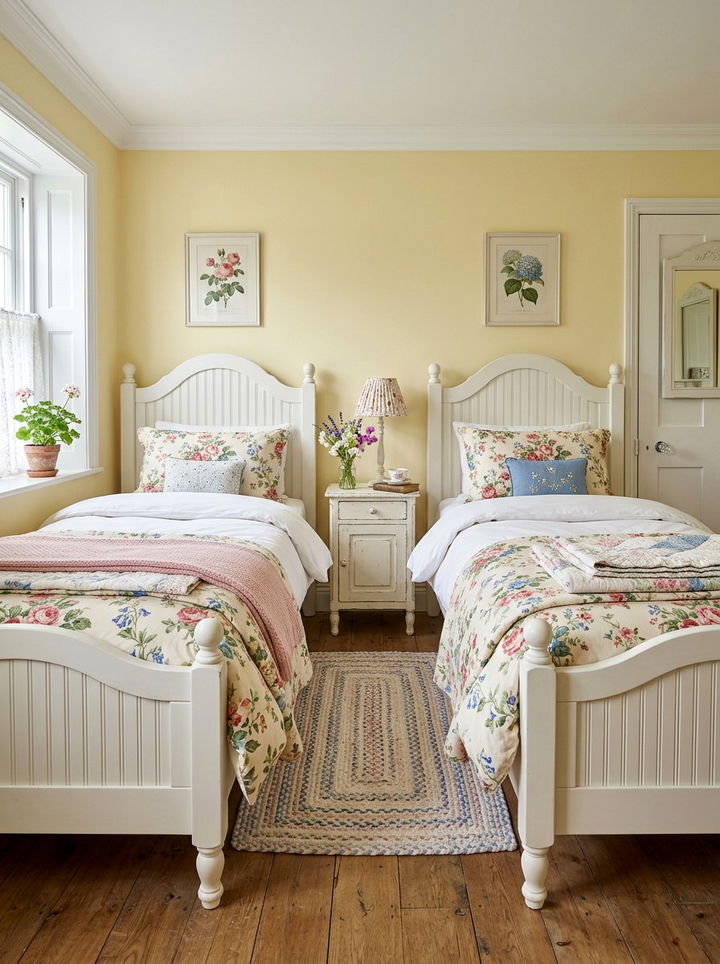 Cottage White Twin Bedroom Set - 30 twin bedroom sets