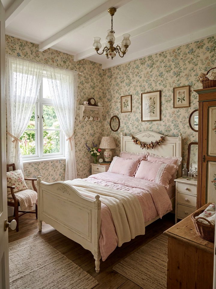 Cottagecore Bedroom - 30 cozy bedroom settings