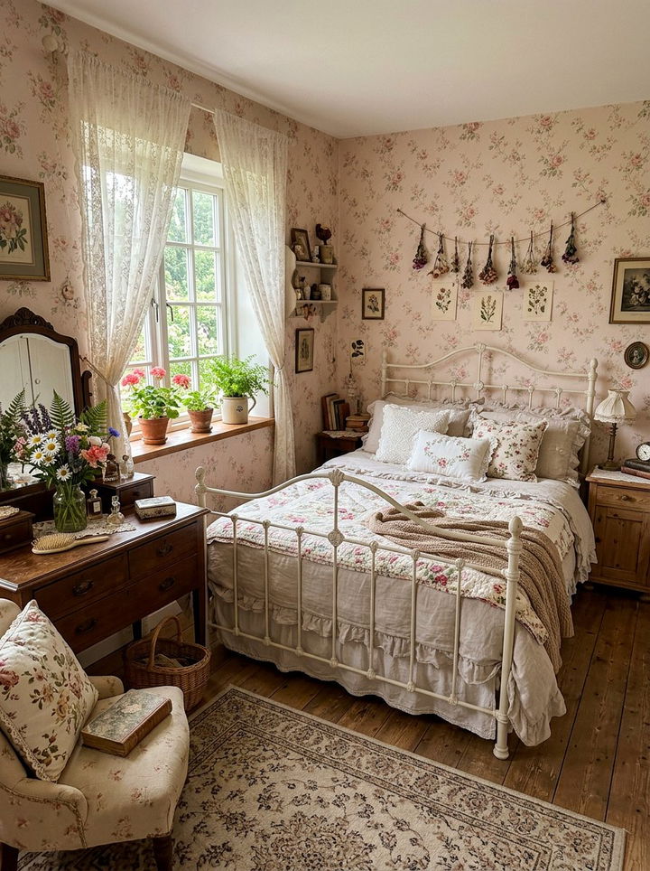 Cottagecore Bedroom Aesthetic - 30 viral bedroom ideas