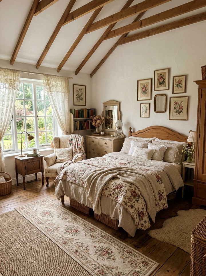 Cottagecore Beige Bedroom - 30 beige bedroom ideas