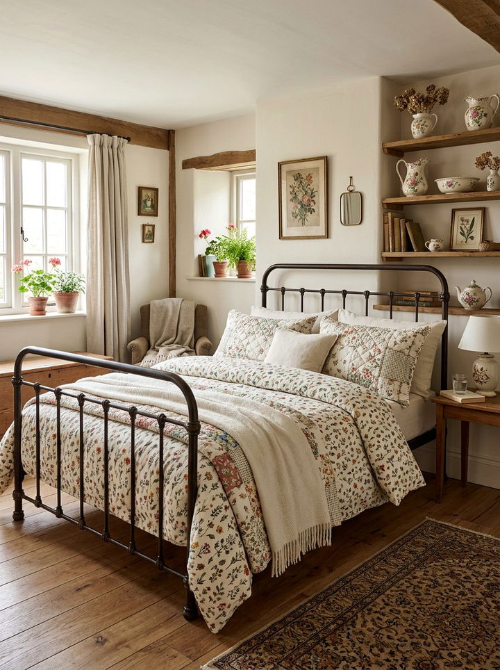 Cottagecore Ditsy Print Bedding - 30 bedroom floral bedding ideas