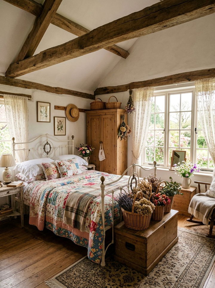 Cottagecore Inspired Bedroom - 30 cluttercore bedroom ideas