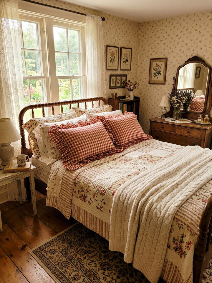 Cottagecore Ruffle Edge Pillows - 30 bedroom decorative pillows