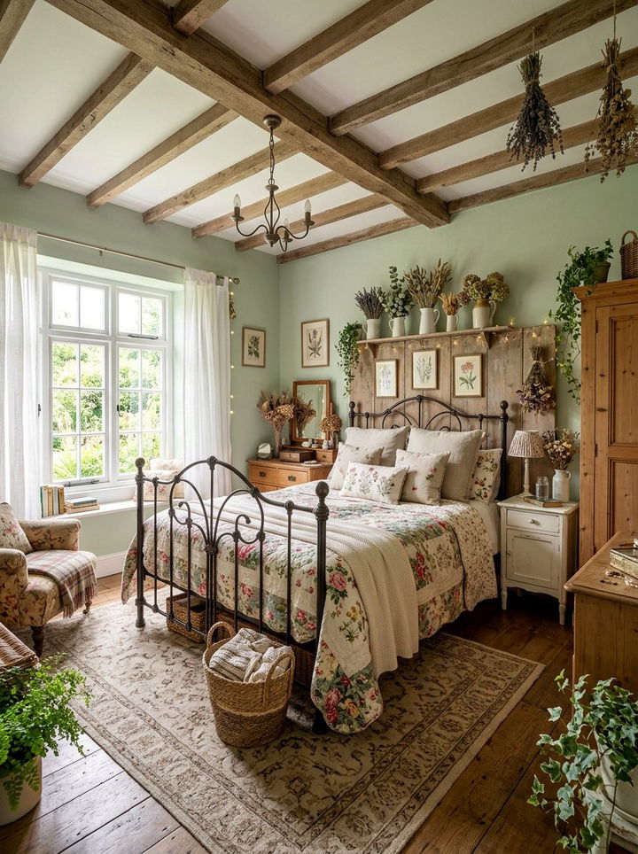 Cottagecore Square Bedroom - 30 square bedroom ideas