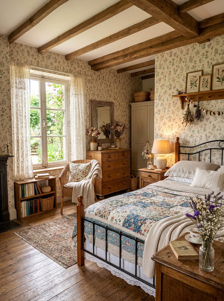 Cottagecore bedroom - 30 restful bedroom ideas
