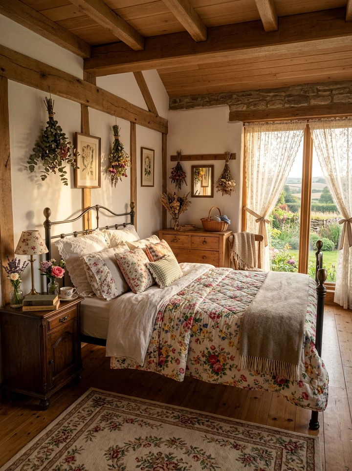Cottagecore bedroom style - 30 serene bedroom ideas