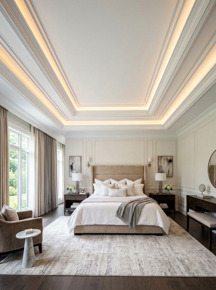 Cove Ceiling Lighting - 30 bedroom accent lighting ideas