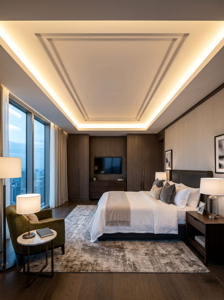 Cove Lighting - 30 bedroom ceiling ideas