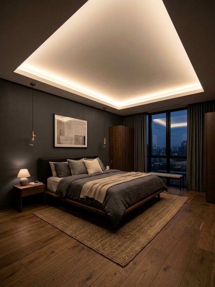 Cove Lighting Ceiling - 30 bedroom ceiling design ideas
