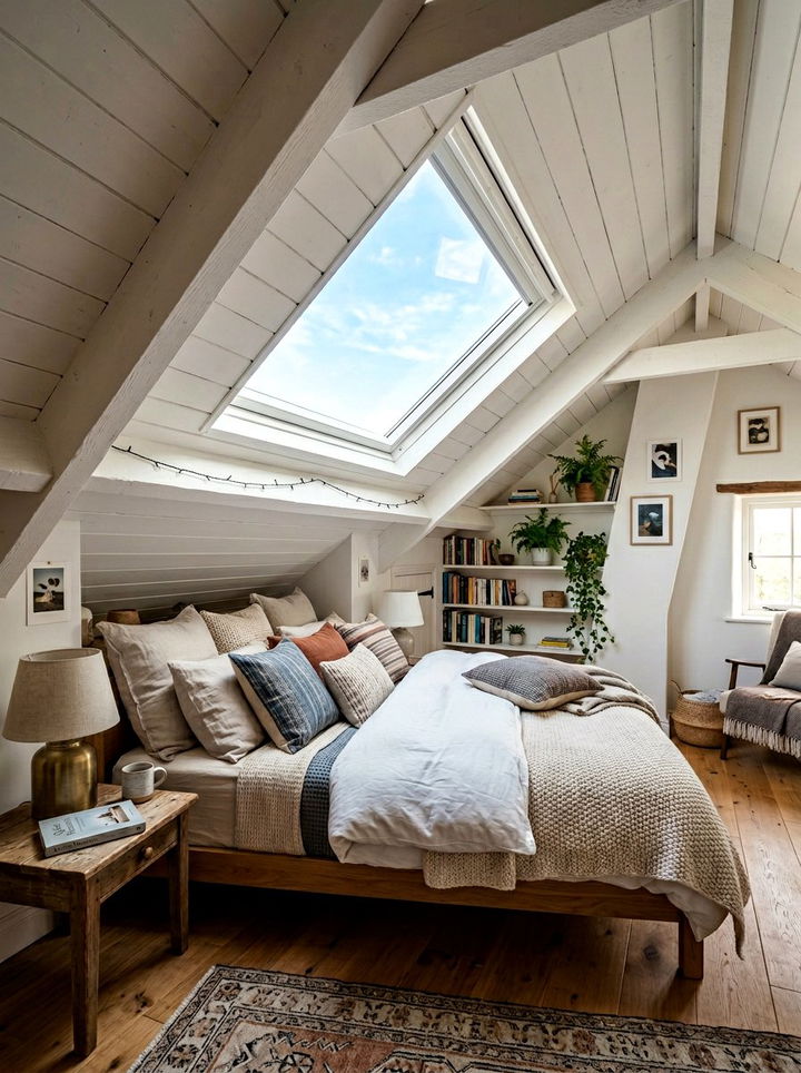 Cozy Attic Bedroom - 30 peaceful bedroom ideas