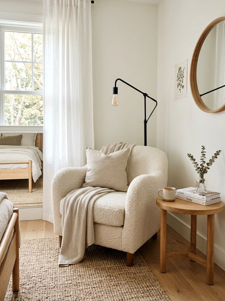 Cozy Bedroom Corner Chair - 30 bedroom reading nook ideas