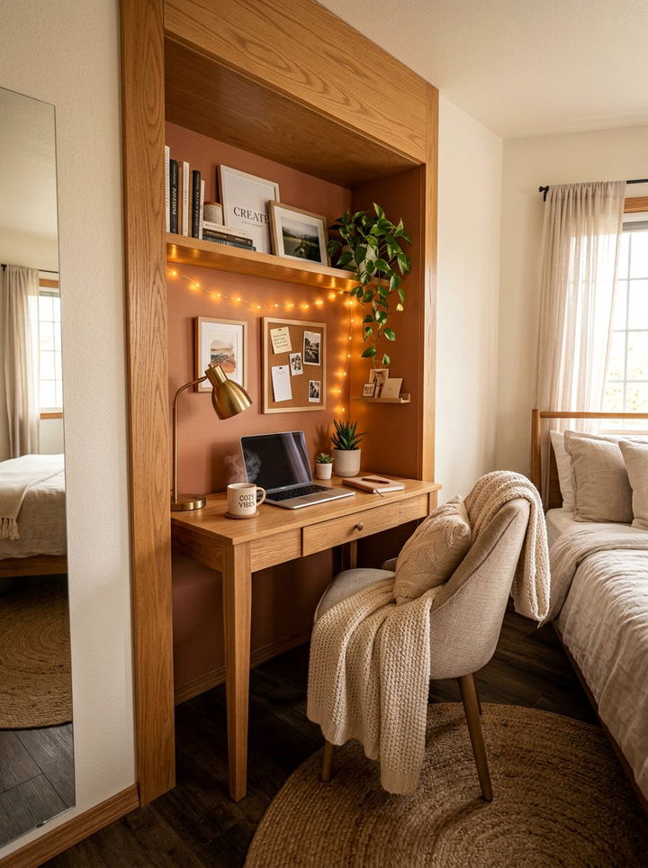 Cozy Bedroom Desk Nook
