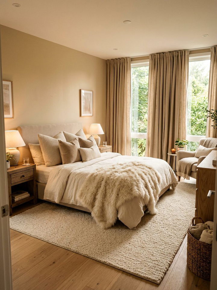 Cozy Beige Bedroom - 30 beige bedroom decor ideas
