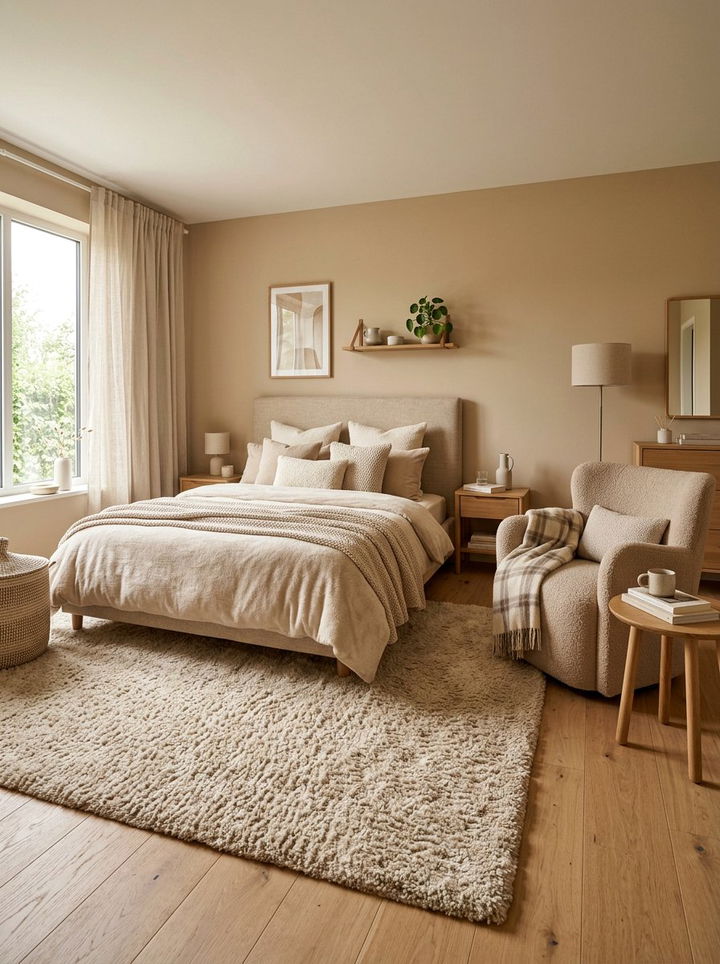 Cozy Beige Bedroom - 30 minimalist beige bedroom ideas