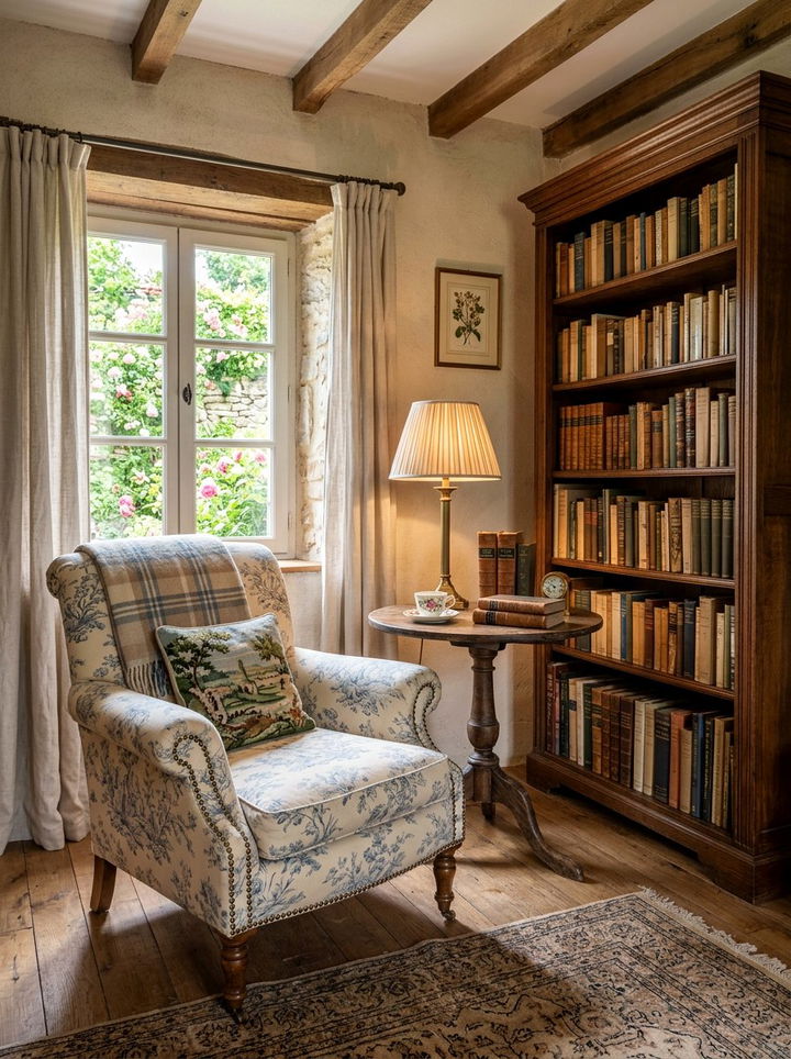 Cozy French country nook - 30 French country bedroom ideas