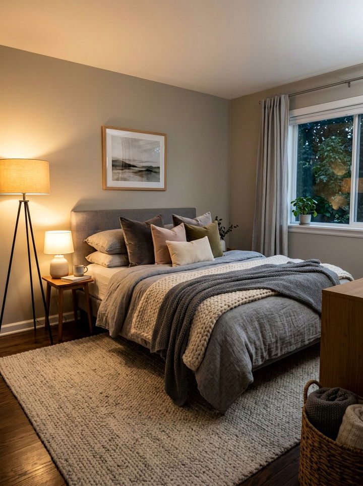 Cozy Gray Bedroom - 30 bedroom gray walls