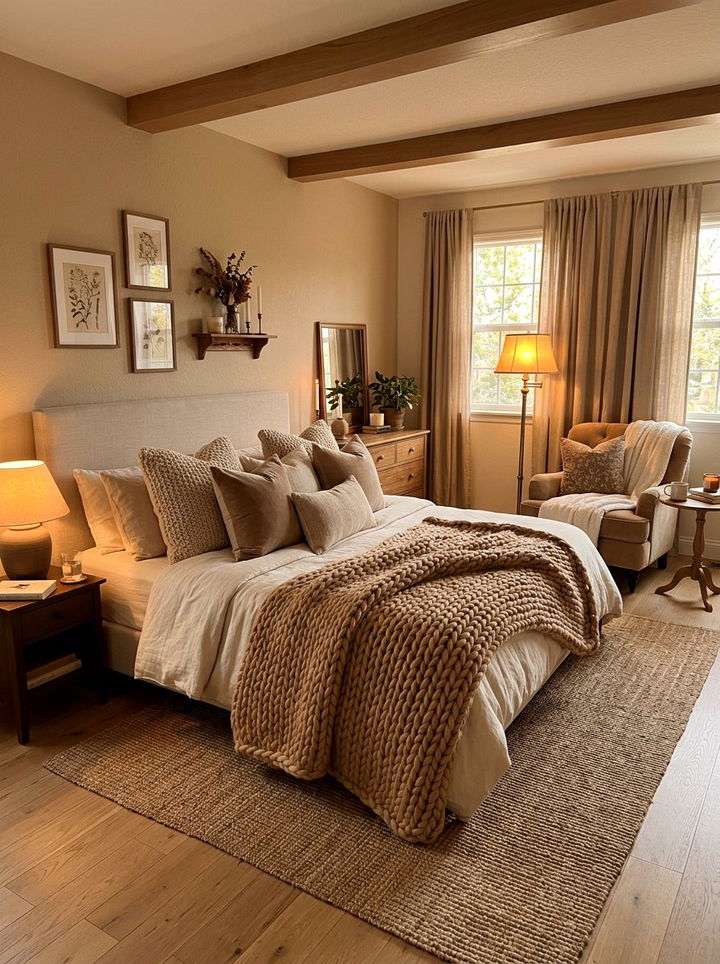 Cozy Neutral Bedroom - 30 neutral tone bedroom ideas