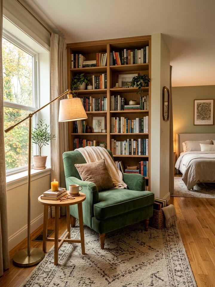 Cozy Reading Corner - 30 bedroom enhancement ideas