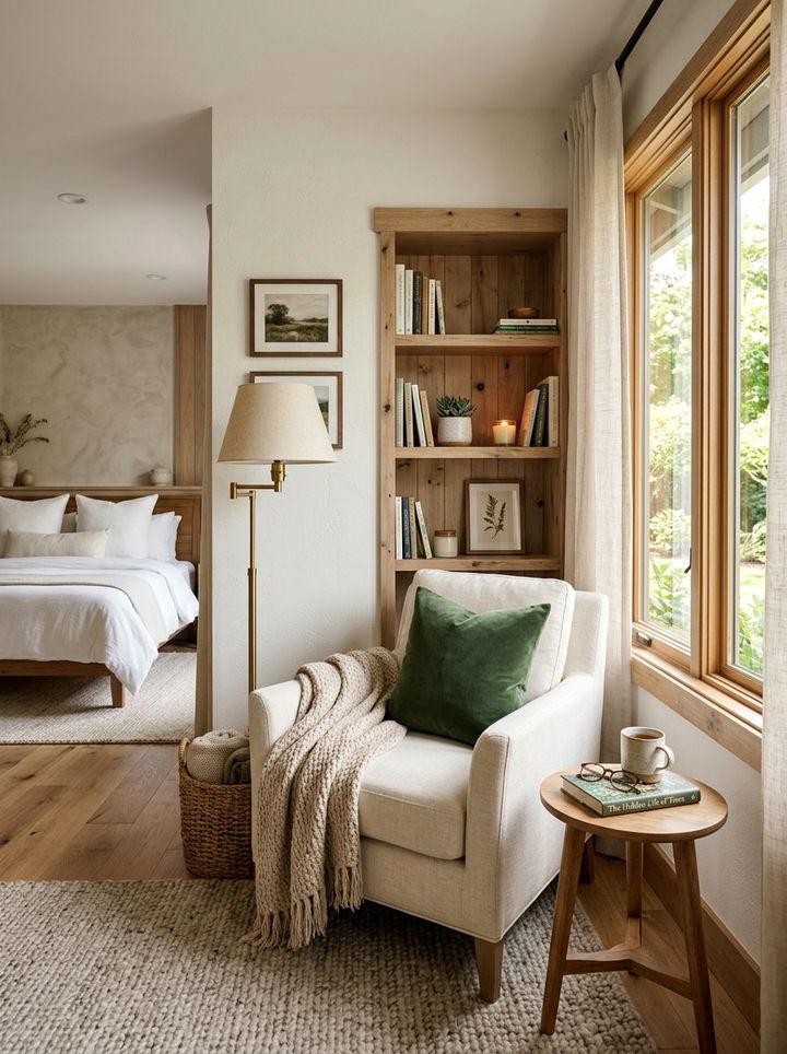 Cozy Reading Nook - 30 spa bedroom ideas