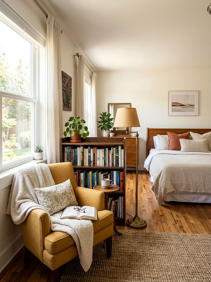 Cozy Reading Nook Bedroom - 30 sleep-friendly bedroom ideas