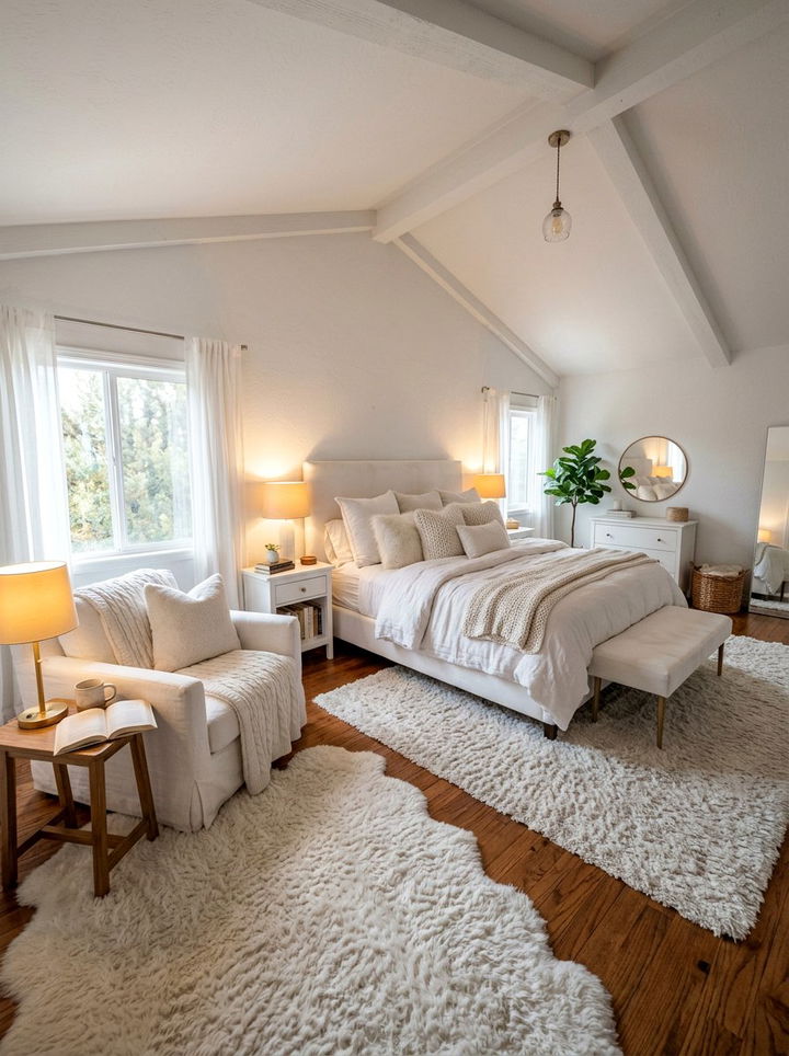 Cozy White Bedroom - 30 modern white bedroom ideas