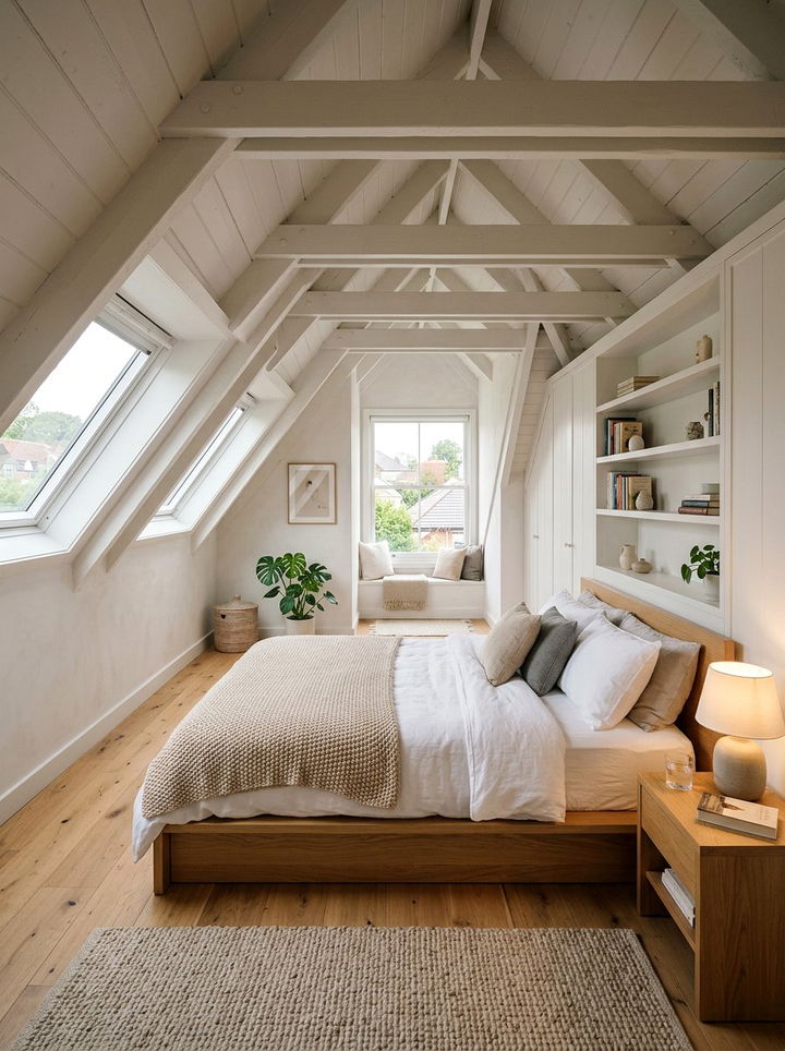 Cozy attic bedroom - 30 serene bedroom ideas