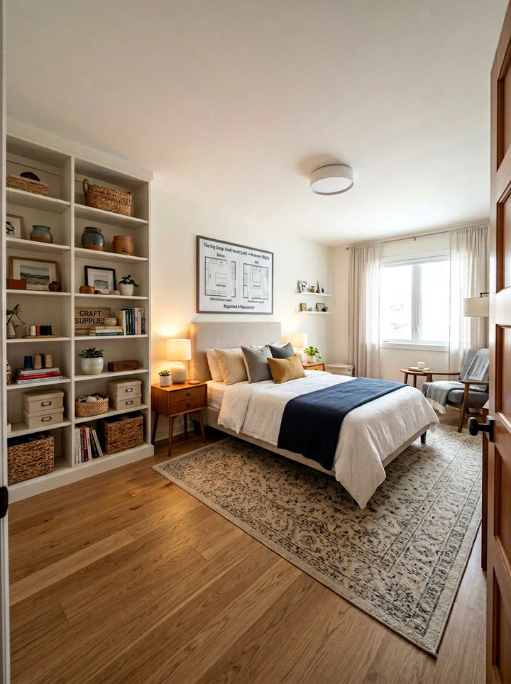 Craft room to bedroom swap - 30 bonus room to bedroom ideas