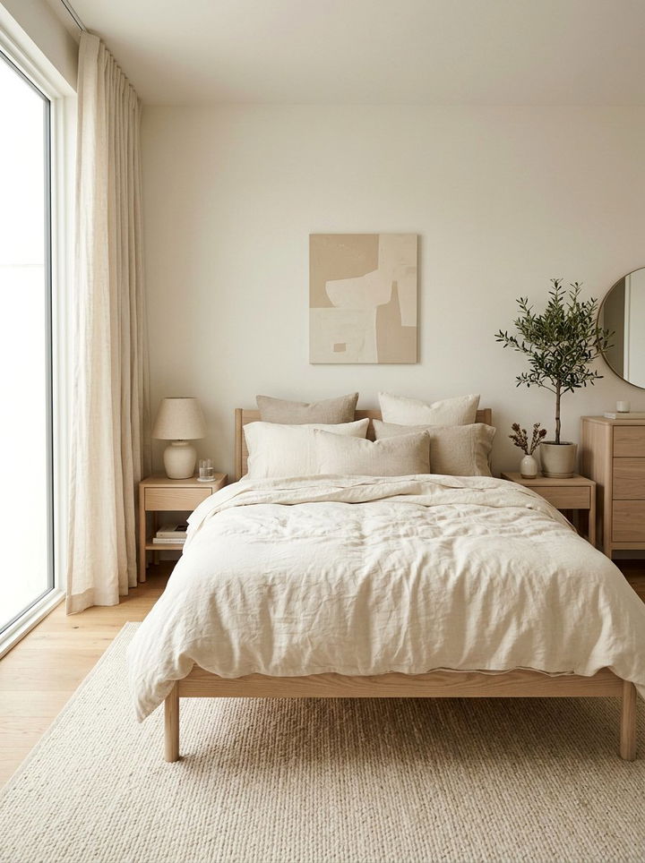 Cream And Linen Bedroom - 30 beige and cream bedroom color combo