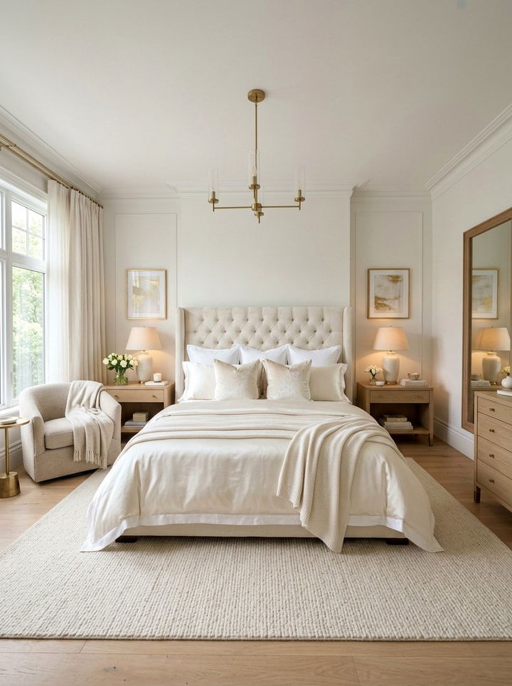 Cream And White Bedroom - 30 contemporary white bedroom ideas
