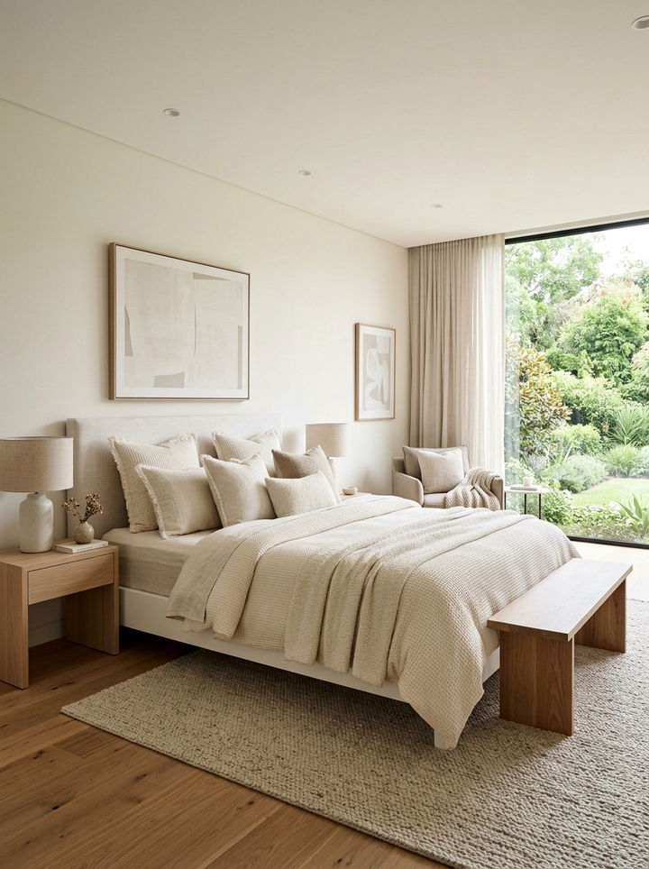 Cream Bedding Set - 30 cream bedroom accessories ideas