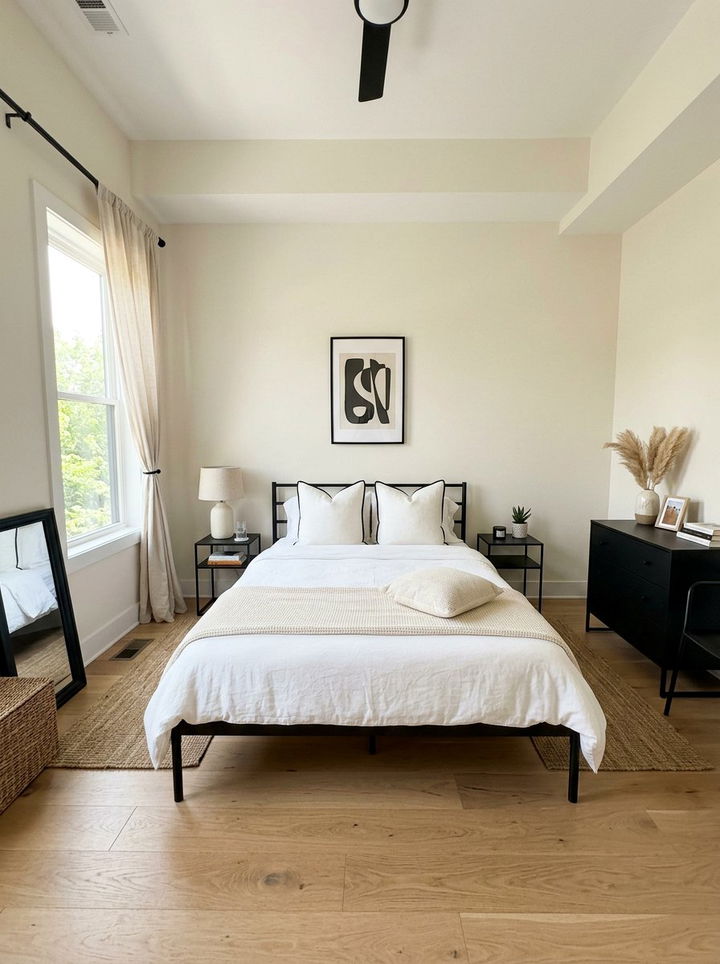 Cream Bedroom Black Accents - 30 cream bedroom ideas