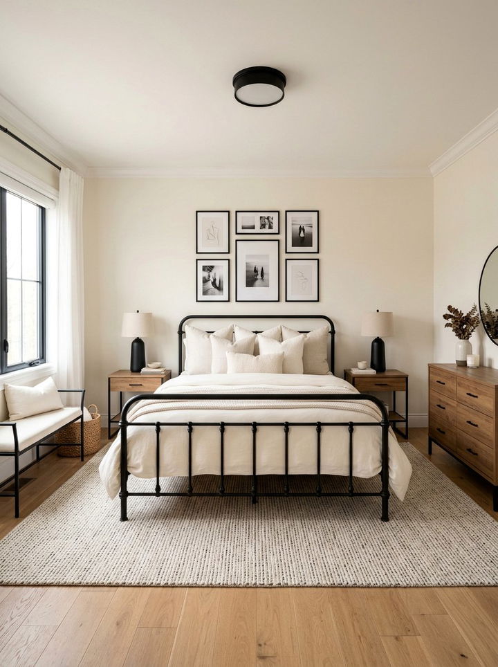 Cream Bedroom Black Accents - 30 cream bedroom design ideas