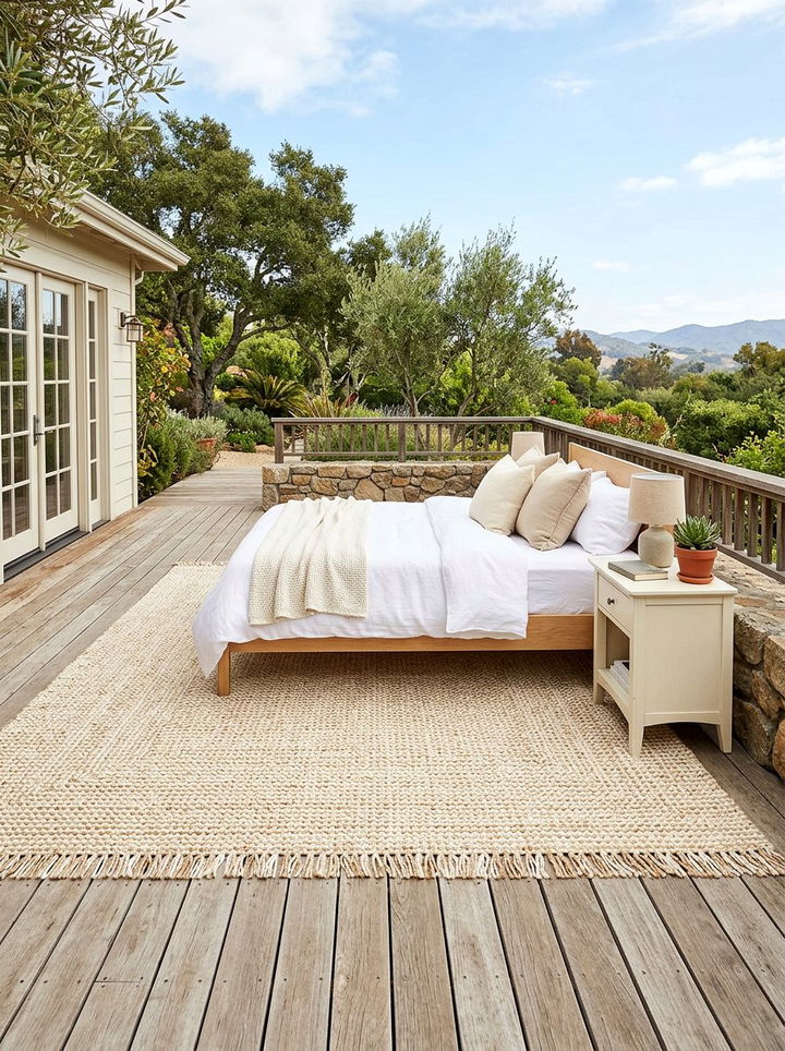 Cream Bedroom Jute Rug - 30 farmhouse cream bedroom ideas