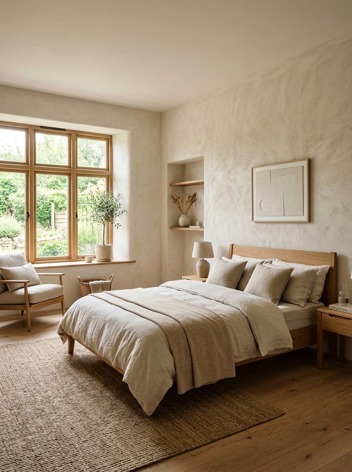 Cream Bedroom Textured Walls - 30 cream bedroom design ideas