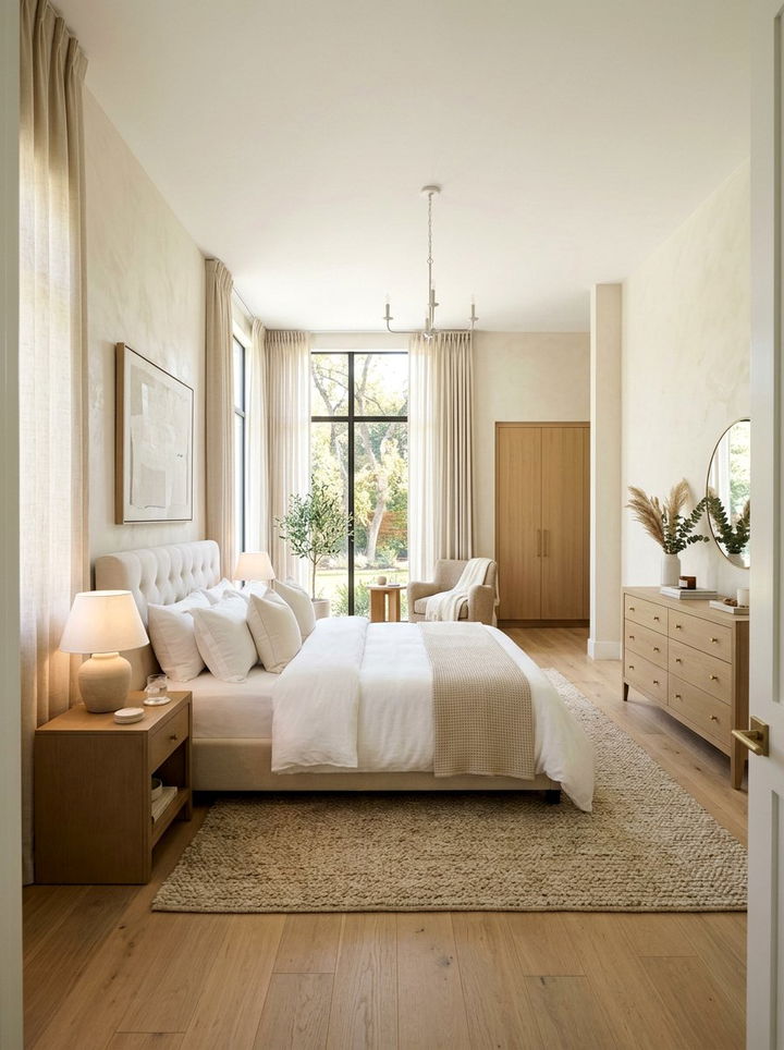 Cream Beige Bedroom - 30 minimalist beige bedroom ideas
