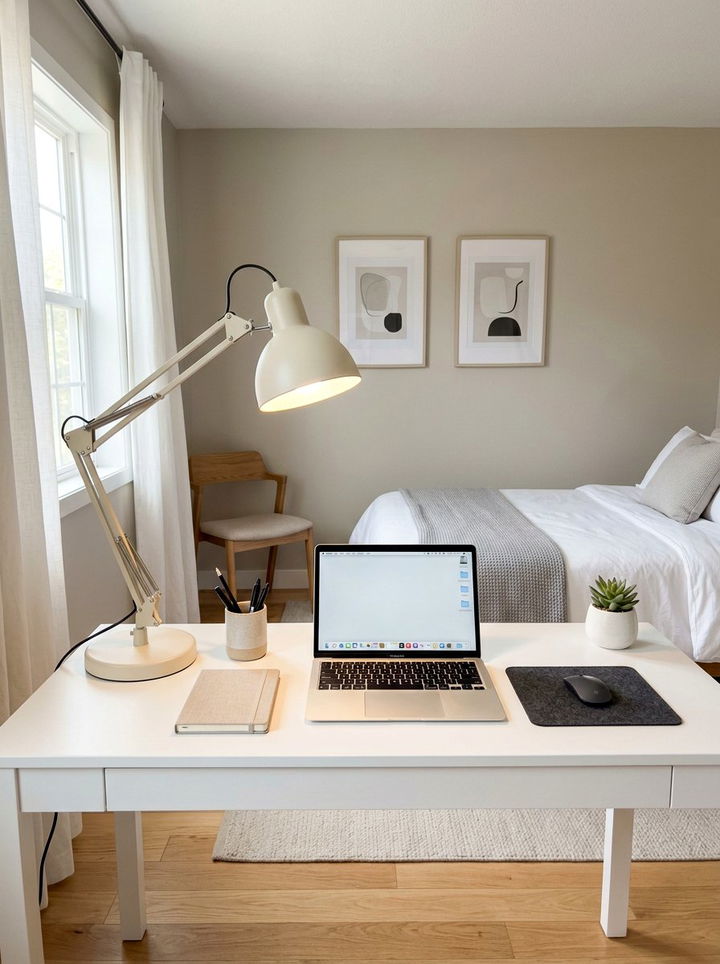 Cream Desk Lamp - 30 cream bedroom accessories ideas