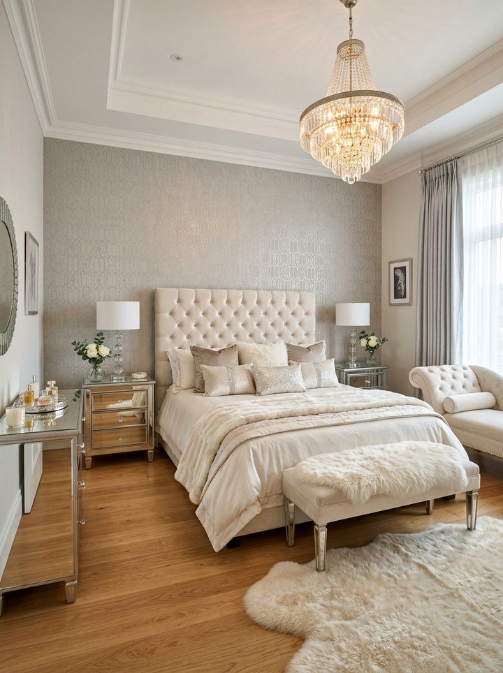 Cream Glam Bedroom Furniture - 30 cream bedroom furniture ideas