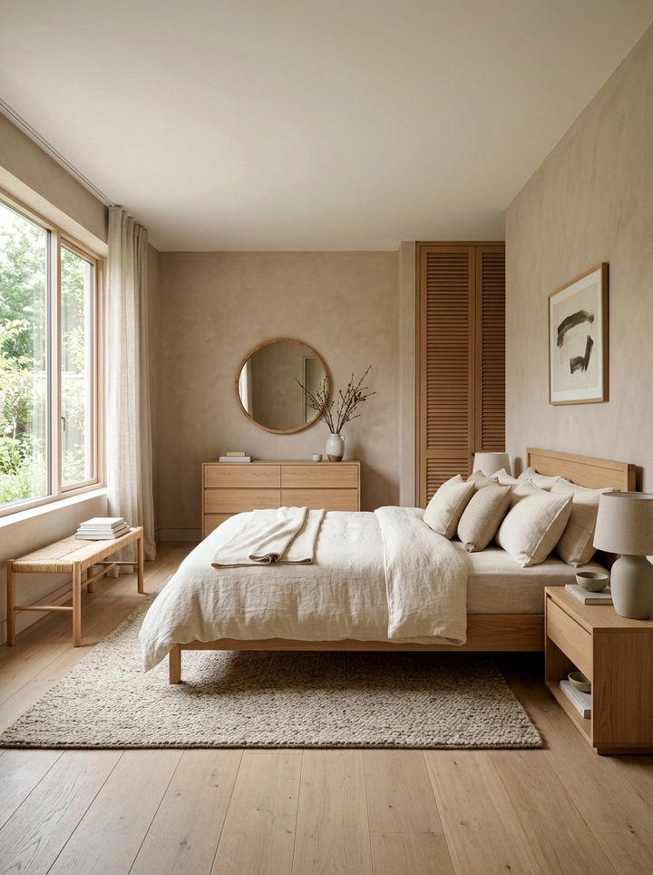 Cream Japandi Bedroom Furniture - 30 cream bedroom furniture ideas