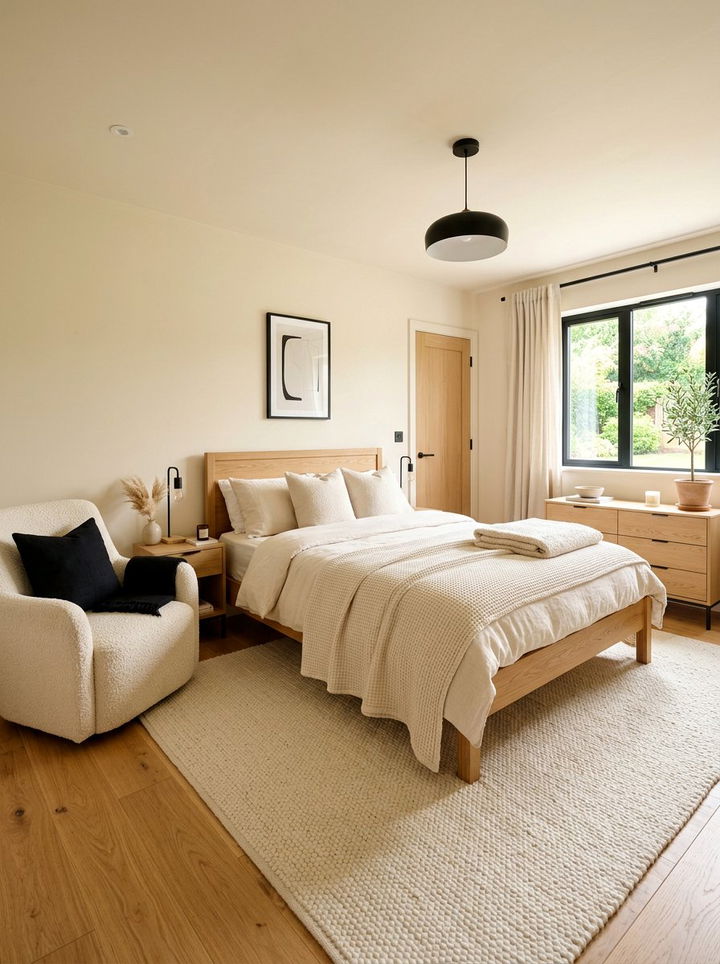 Cream Japandi Bedroom - 30 japandi bedroom color ideas