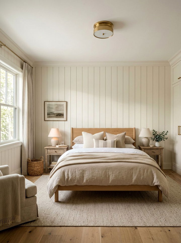 Cream Paneling Bedroom - 30 beige and cream bedroom color combo