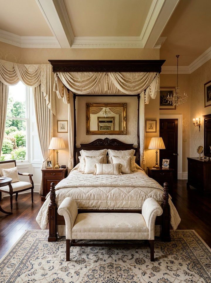 Cream Traditional Bedroom - 30 beige and cream bedroom color combo